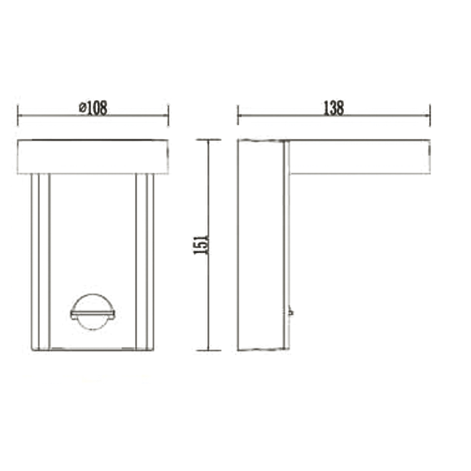 Уличный светильник Lidi sconce в Новосибирске