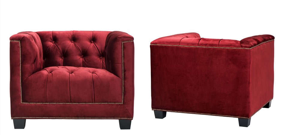 Кресло Eichholtz Chair Paolo Red Кресло Eichholtz Chair Paolo Red - Loft-Concept в Новосибирске
