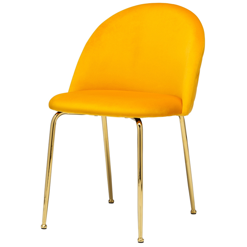 Стул Vendramin Dining Chair yellow Желтый Глянцевое золото в Новосибирске | Loft Concept 