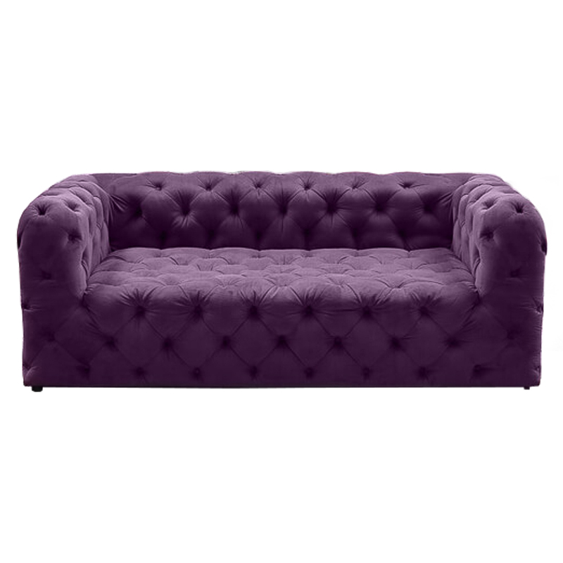 Диван Soho tufted purple velor Фиолетовый в Новосибирске | Loft Concept 