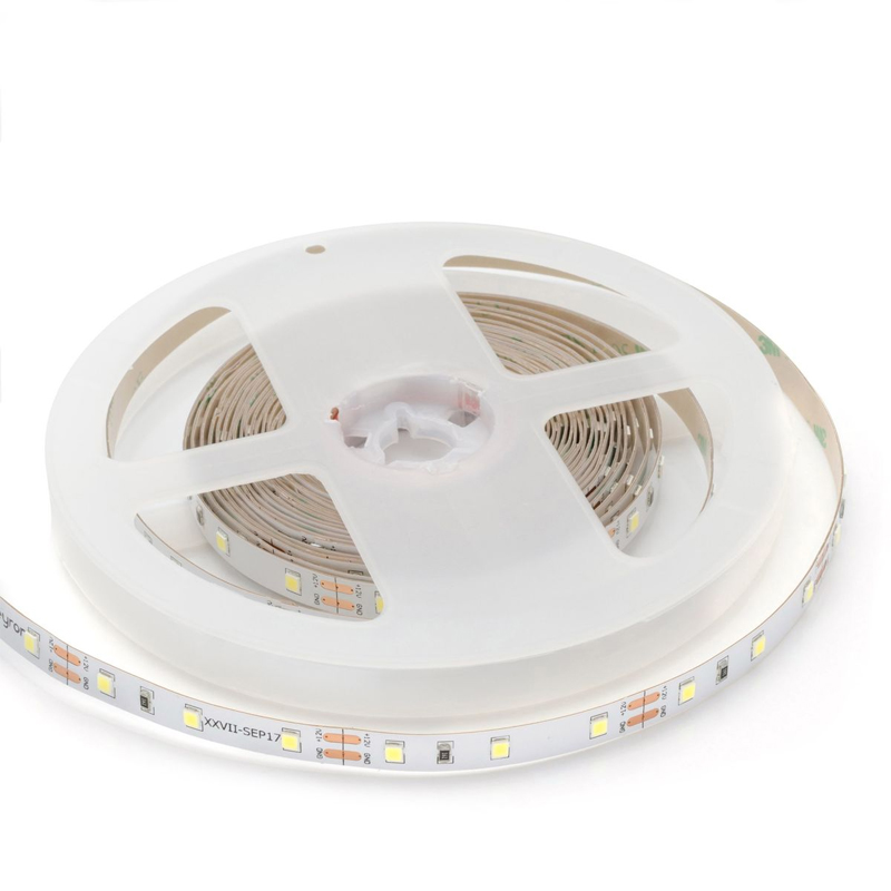 Комплект светодиодной ленты 4,8W/m 60LED/m 3528SMD холодный белый 5M Белый в Новосибирске | Loft Concept 