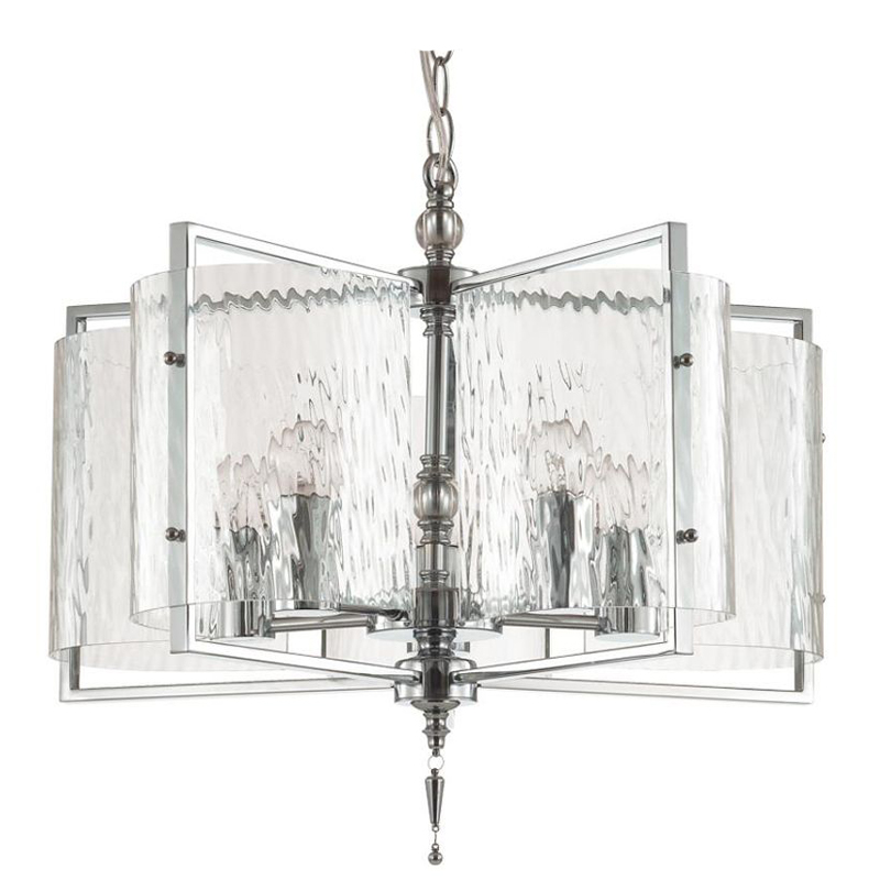 Люстра Karissa Chrome Chandelier 48 Хром Прозрачный (Transparent) в Новосибирске | Loft Concept 