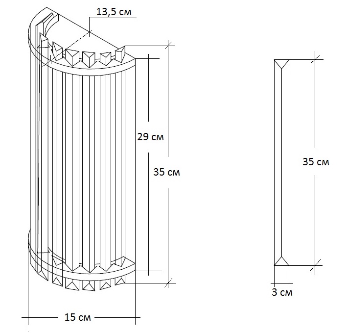 Бра Suspension Glass Cylinders Sconces 35 в Новосибирске