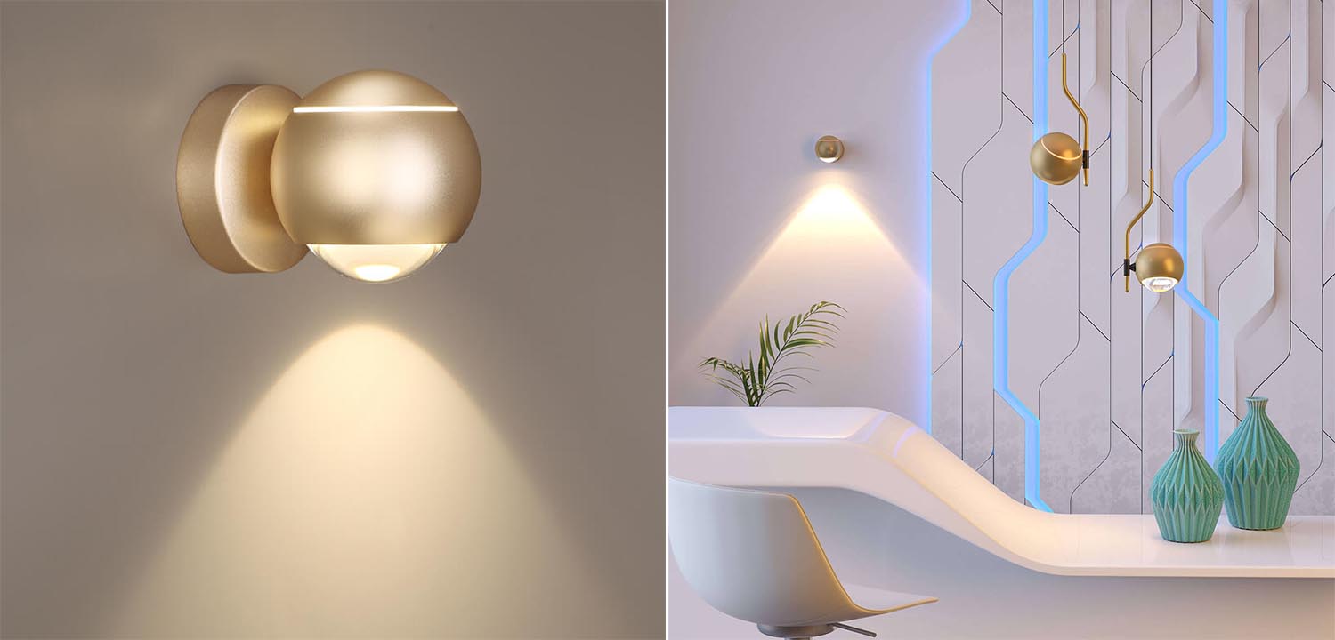 Бра Auge Horst Gold - фото