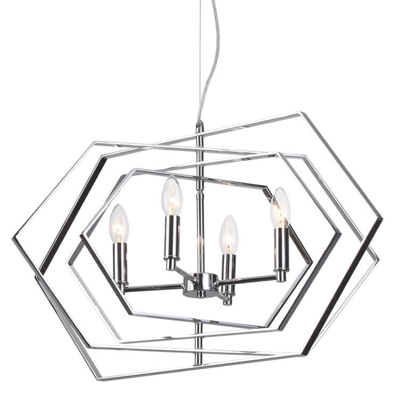 Люстра Damaris Chandelier silver Серебряный в Новосибирске | Loft Concept 