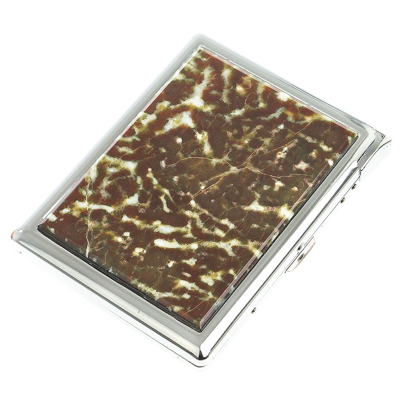 Портсигар с газовой зажигалкой из натурального камня Офит Благородный Stone Cigarettes Cases Коричневый Серебряный Портсигар с газовой зажигалкой из натурального камня Офит Благородный Stone Cigarettes Cases Коричневый Серебряный в Новосибирске | Loft Concept