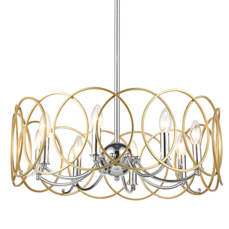 Люстра Jasira Chandelier Хром Золотой в Новосибирске | Loft Concept 