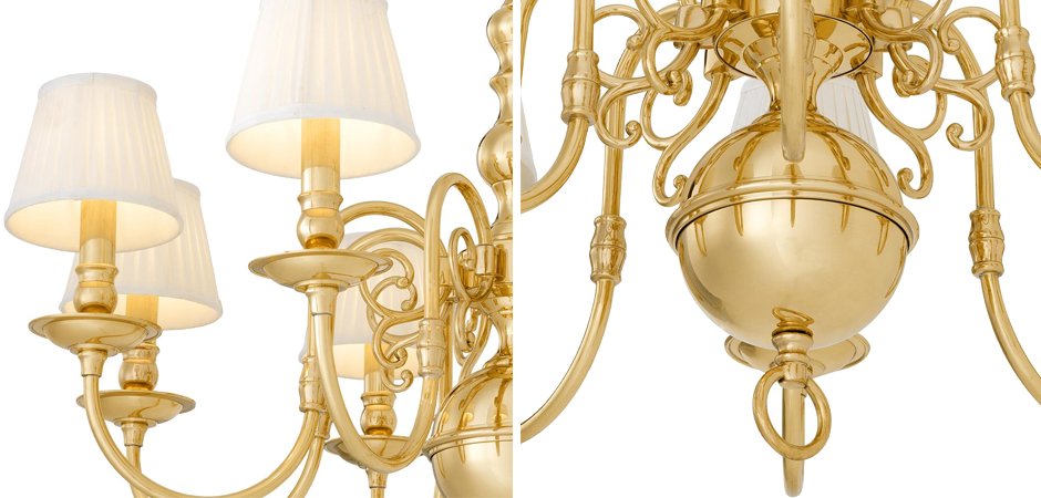 Люстра Eichholtz Chandelier Bourbon Brass - Loft-Concept в Новосибирске