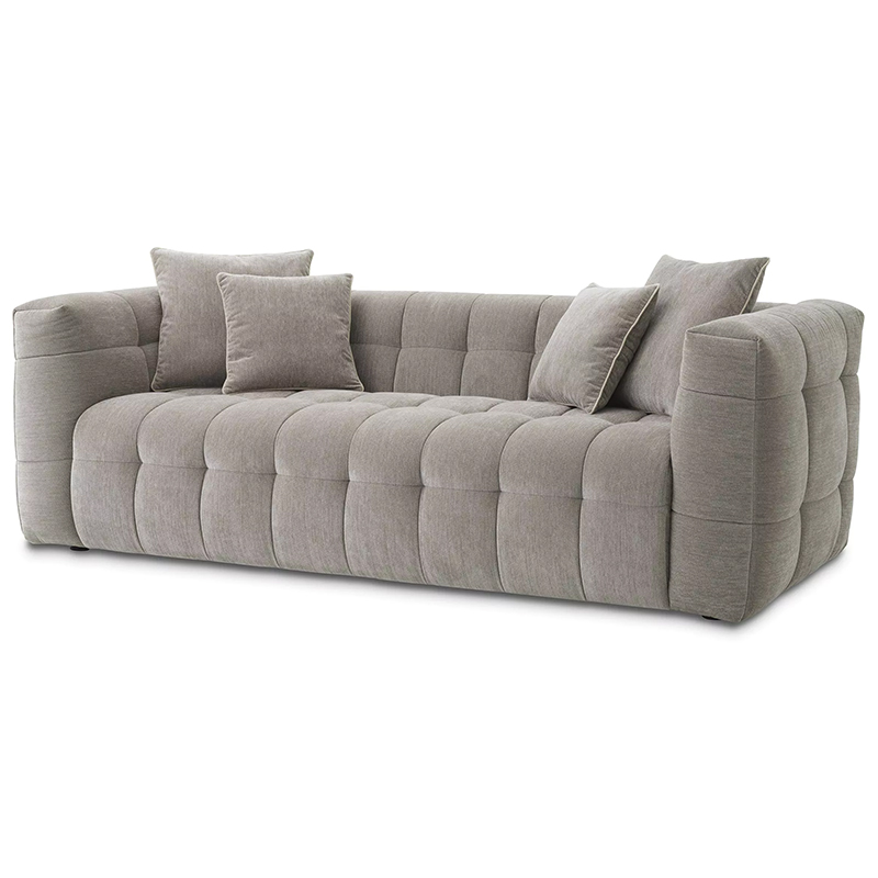 Диван Eichholtz Sofa Breva Grey Серый в Новосибирске | Loft Concept 