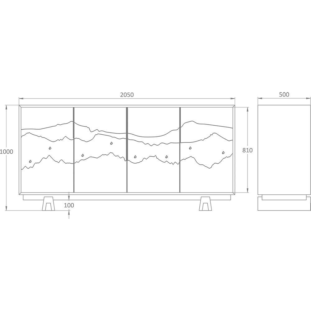 Буфет Okinawa Ginger Large в Новосибирске