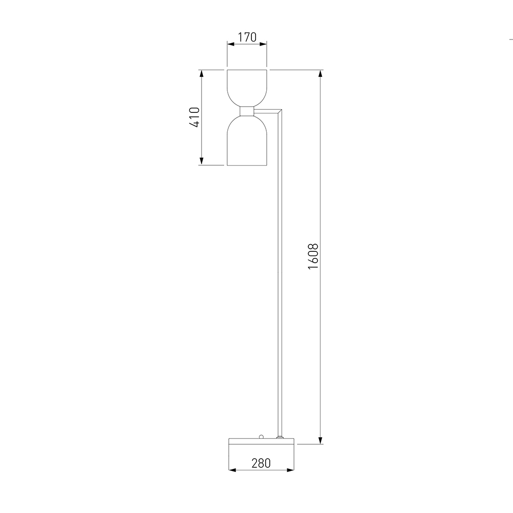 Торшер Light maker studio white and smok в Новосибирске