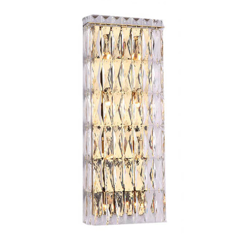 Бра Crystal Regena Gold Wall Lamp 8 Золотой Прозрачный (Transparent) в Новосибирске | Loft Concept 