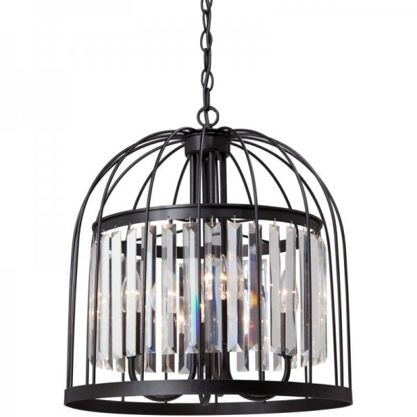 Люстра Birdcage Chandelier Fountain Black  в Новосибирске | Loft Concept 