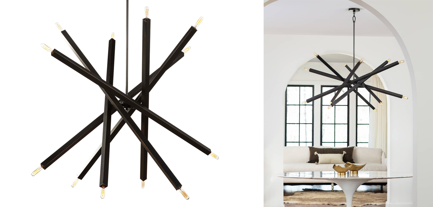 Люстра Blathmac Black Chandelier - фото №1