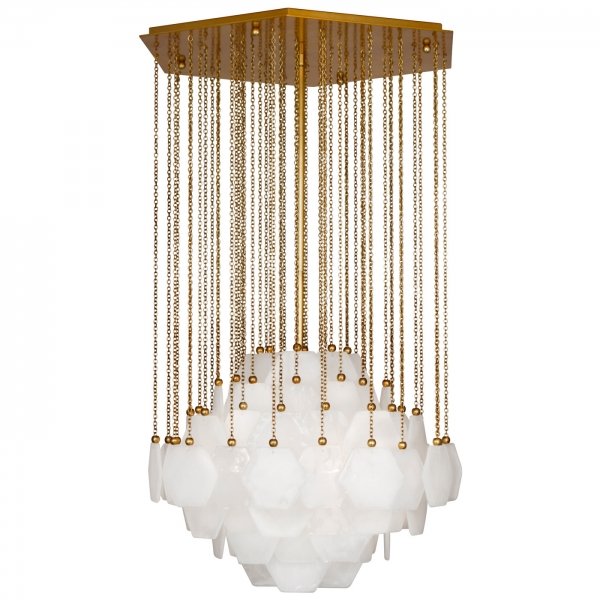 Люстра Jonathan Adler VIENNA LARGE CHANDELIER Латунь в Новосибирске | Loft Concept 