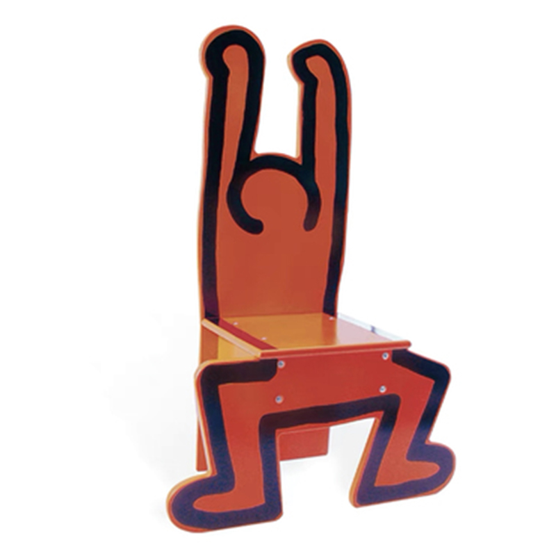 Детский стул Chaise Keith Haring Dancer Vilac Красный Красный в Новосибирске | Loft Concept 