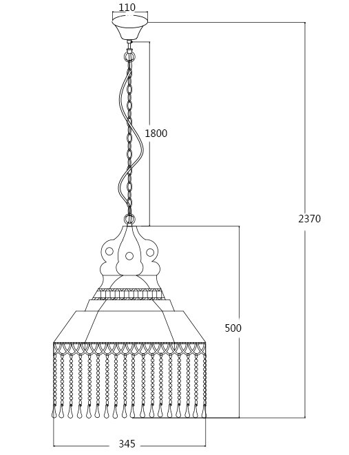 Люстра Loft Mosque Chandelier в Новосибирске