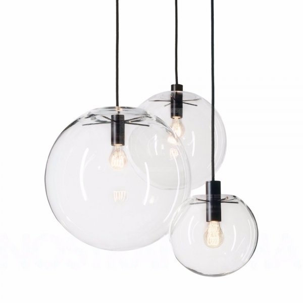 Подвесной светильник Selene Glass Ball Ceiling Lights Прозрачный в Новосибирске | Loft Concept 