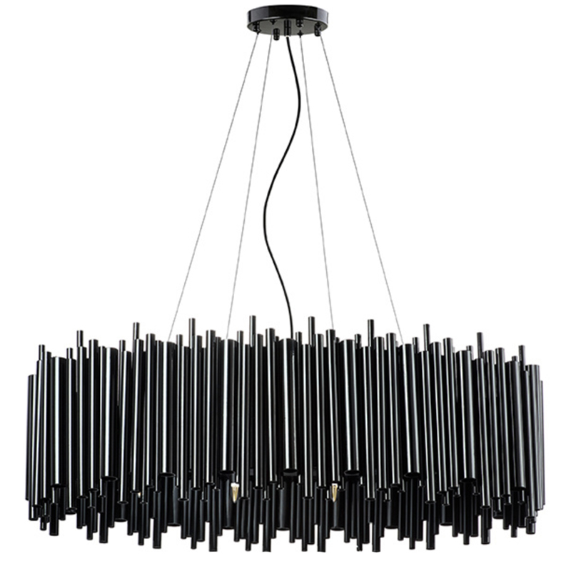 Люстра Delightfull Brubeck Chandelier Black Oval  в Новосибирске | Loft Concept 