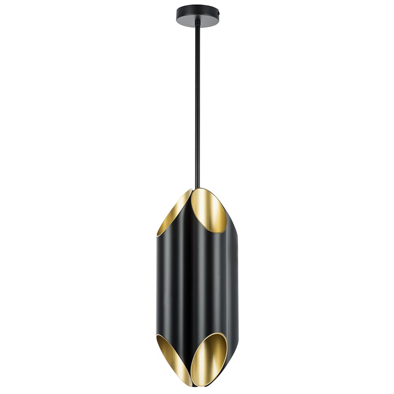 Подвесной светильник Garbi Black Pipe Organ Hanging Lamp Черный Золотой в Новосибирске | Loft Concept 