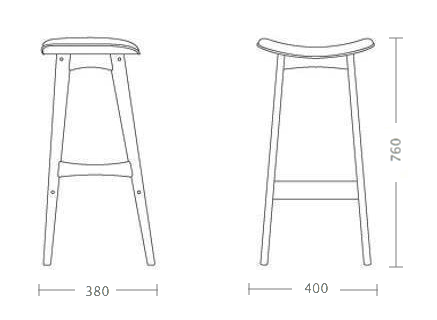 Стул Johannes Andersen Allegra Bar Stool в Новосибирске