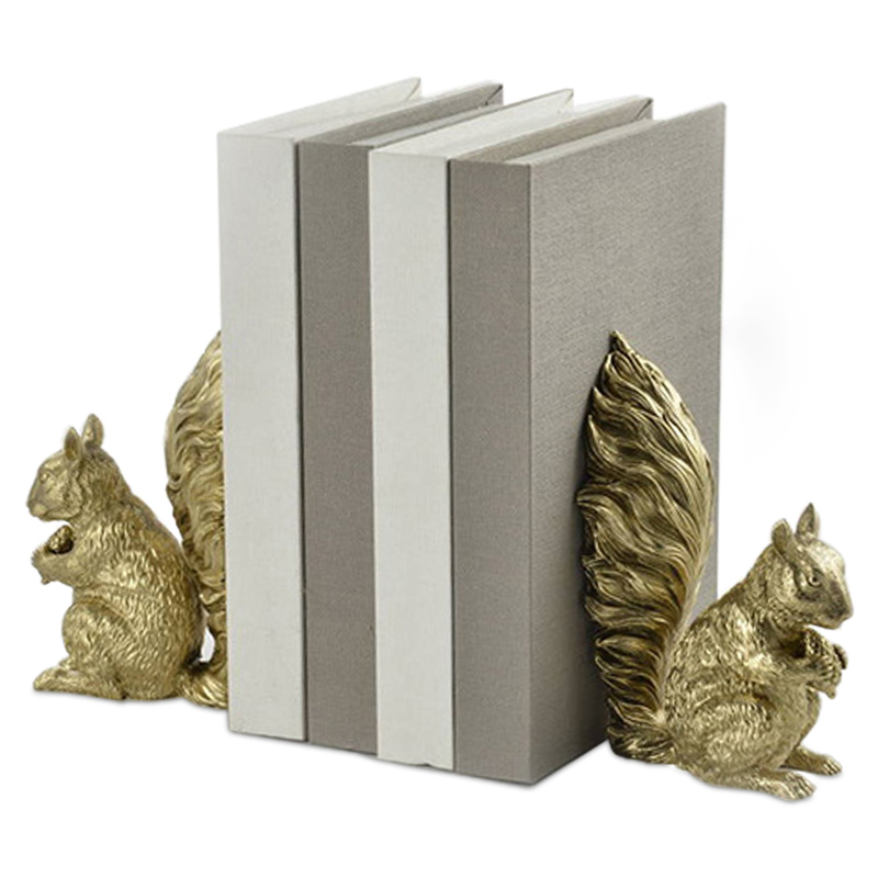 Держатель для книг Squirrel Book Holder Золотой в Новосибирске | Loft Concept 