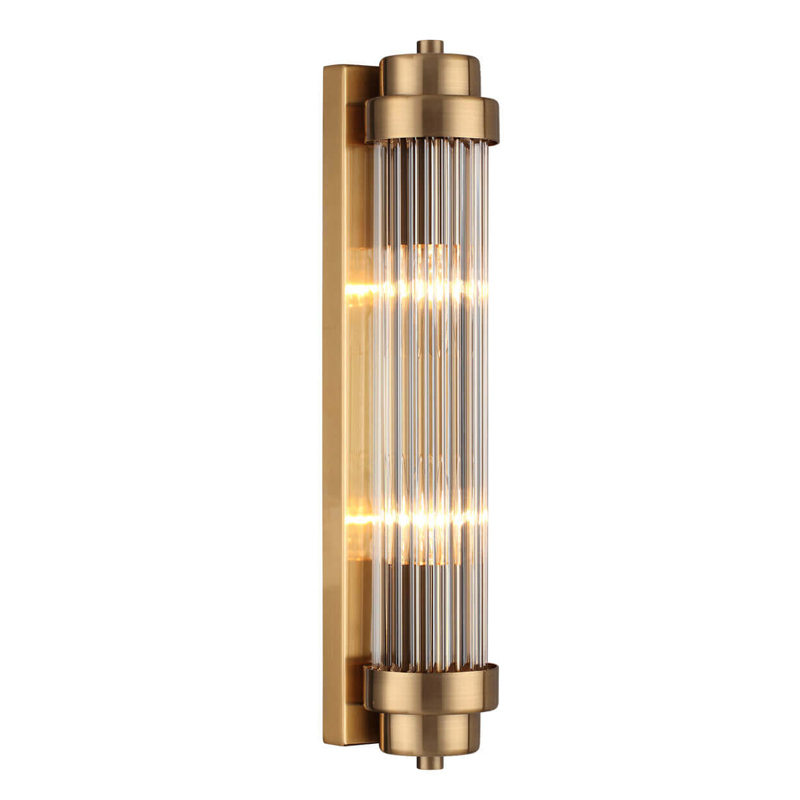 Бра Dirck Glass TUBE Sconce Bronze Бронза в Новосибирске | Loft Concept 