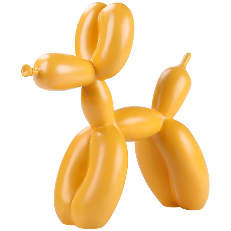 Статуэтка Jeff Koons Balloon Dog Matte Yellow Желтый в Новосибирске | Loft Concept 