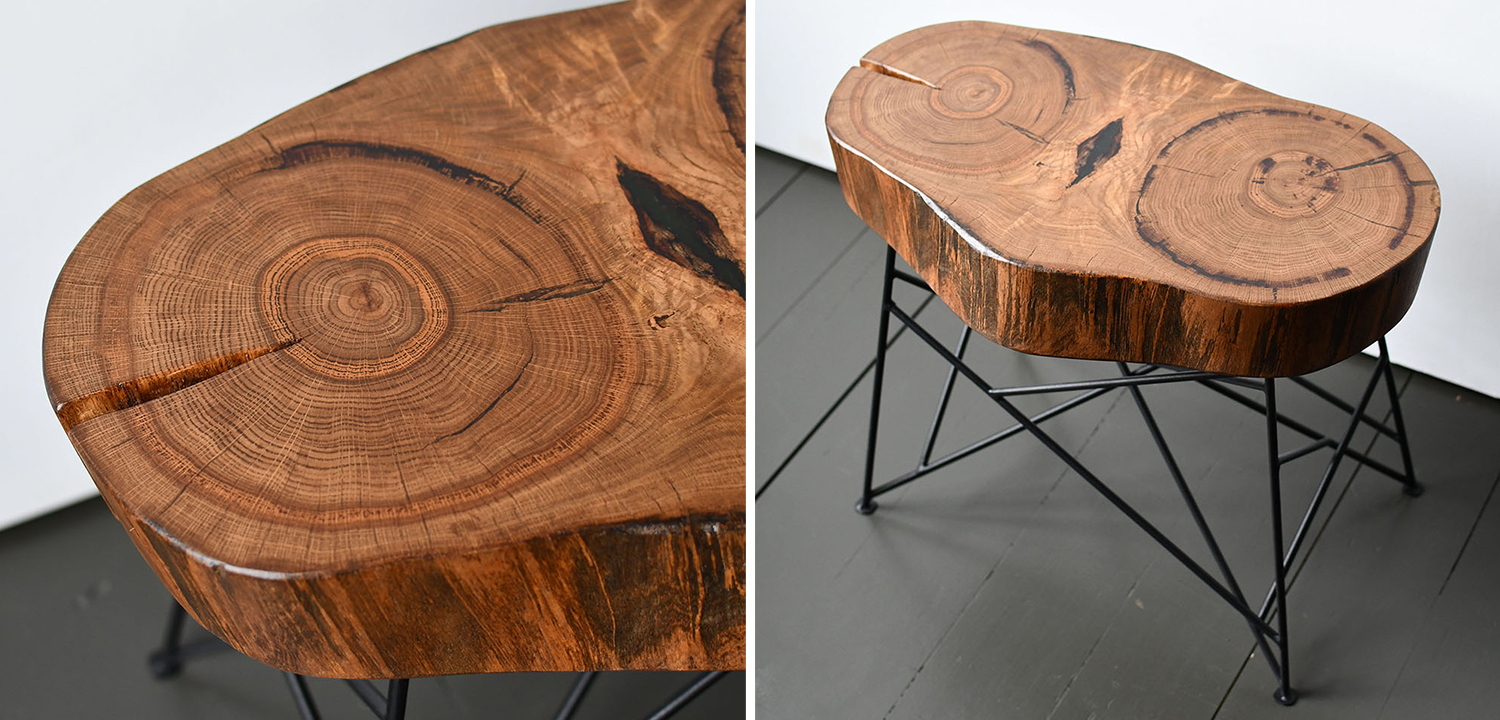 Кофейный стол Owly Industrial Metal Rust Coffee Table - фото