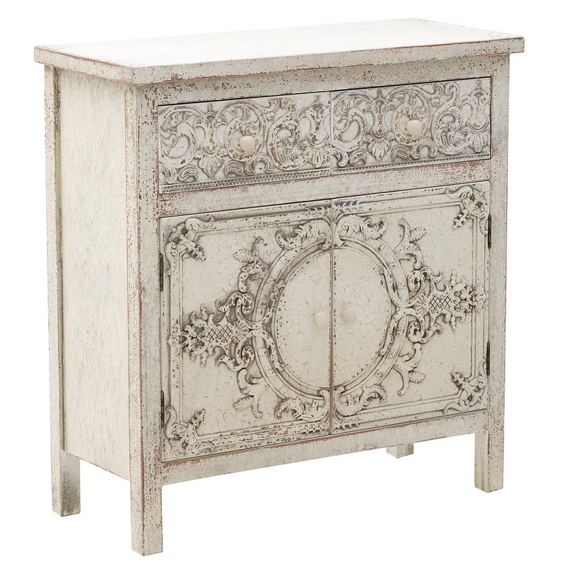 Комод в стиле прованс Senchia Provence Chest of Drawers Молочный в Новосибирске | Loft Concept 