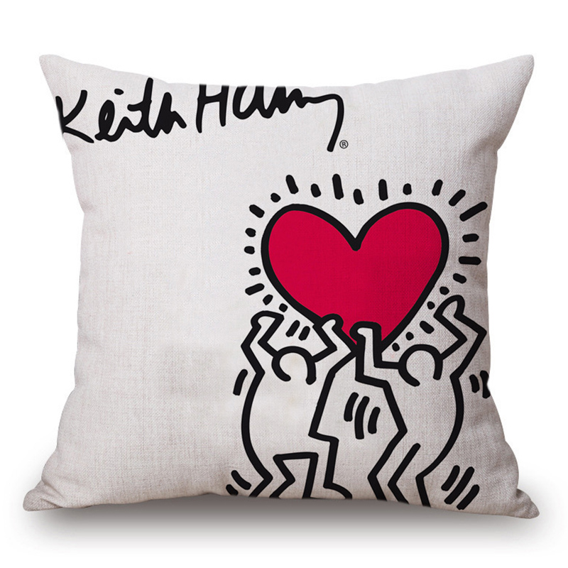 Подушка Keith Haring 11 Мульти в Новосибирске | Loft Concept 