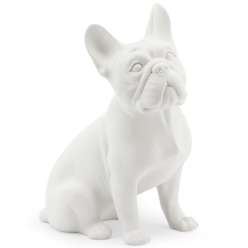 Статуэтка Abhika French Bulldog White Белый в Новосибирске | Loft Concept 