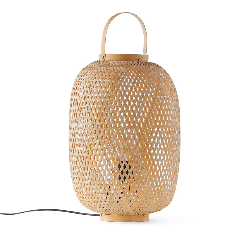 Настольная лампа Lantern Wicker Table lamp Бежевый в Новосибирске | Loft Concept 