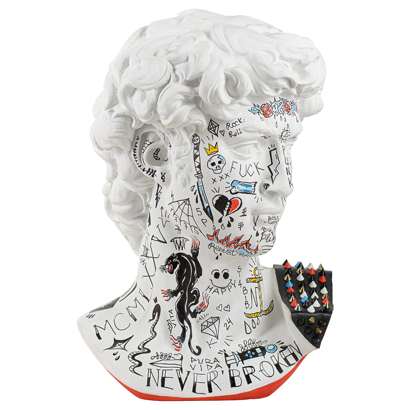 Статуэтка Bust of David PUNK Мульти в Новосибирске | Loft Concept 