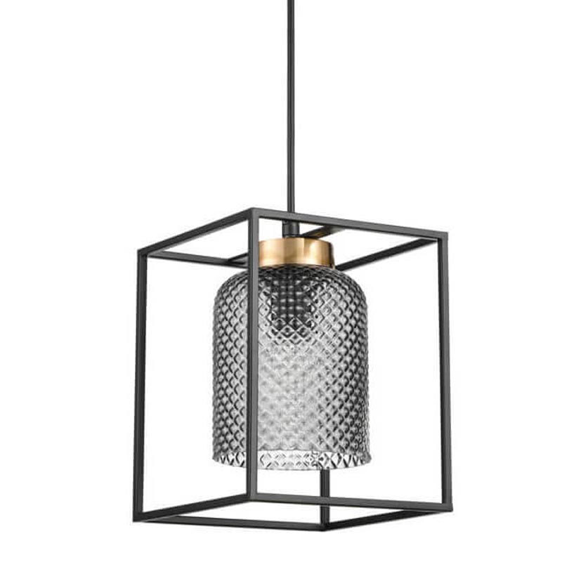 Подвесной светильник Myron Hanging lamp Черный Дымчатый (Smoke) в Новосибирске | Loft Concept 