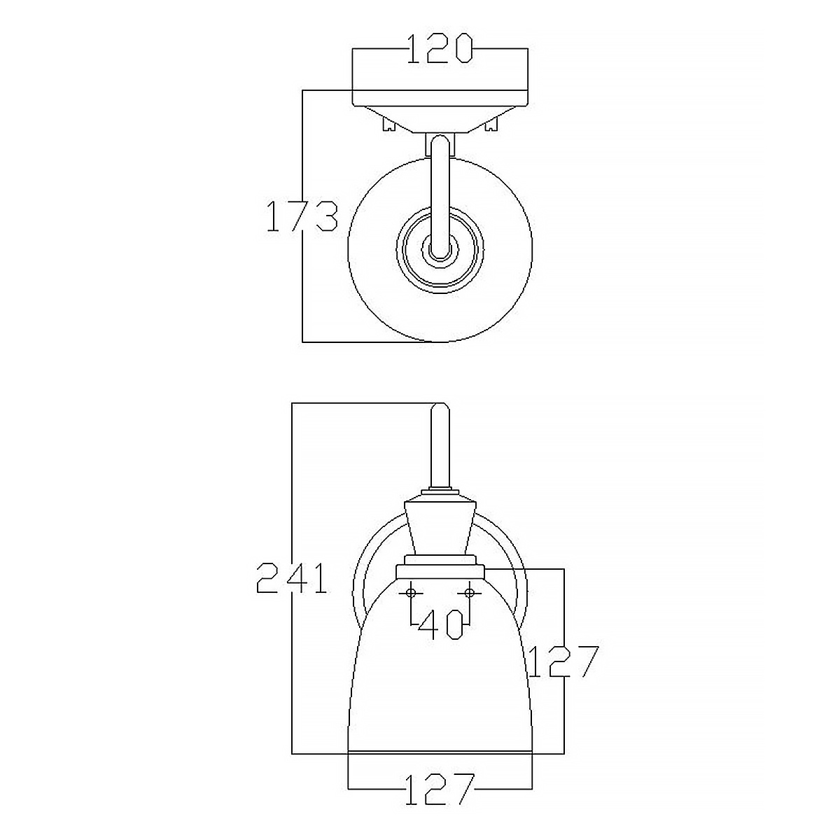 Бра с матовым ребристым плафоном в форме колокола Kichler в Новосибирске