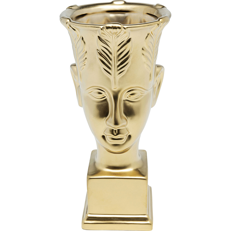 Ваза Golden Face Vase 26 Золотой в Новосибирске | Loft Concept 