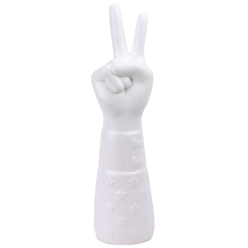 Статуэтка Jonathan Adler Peace Hand Sculpture Белый в Новосибирске | Loft Concept 