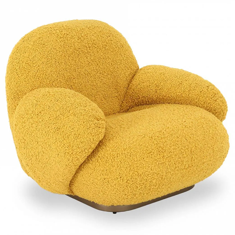 Кресло Chloe Yellow Armchair Желтый Золотой в Новосибирске | Loft Concept 