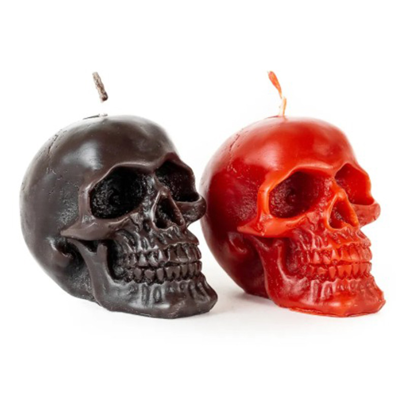 Набор свечей Black Red Skulls Черный Красный в Новосибирске | Loft Concept 