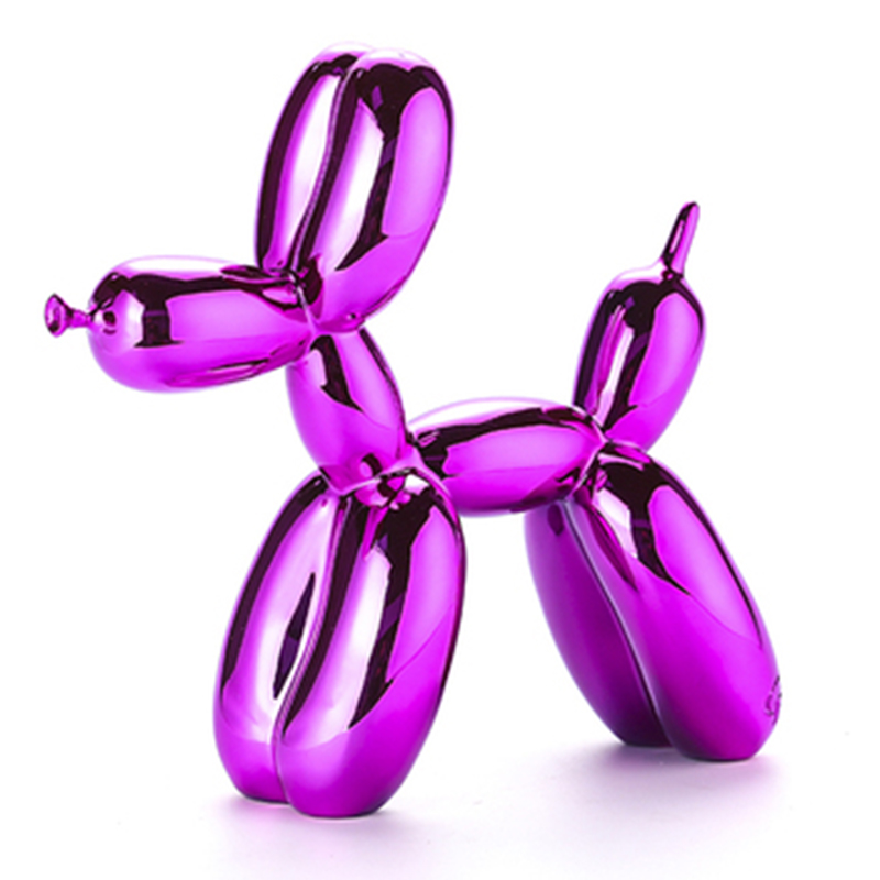 Статуэтка Jeff Koons Balloon Dog medium Purple Пурпурно-фиолетовый в Новосибирске | Loft Concept 