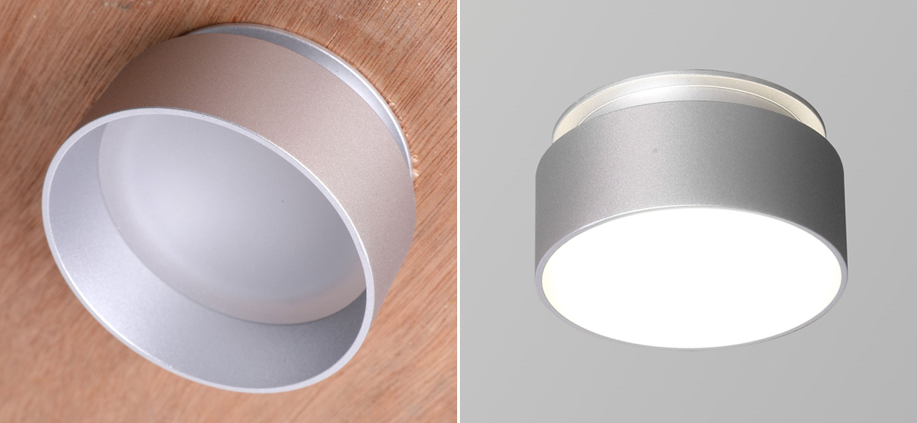 Встраиваемый спот цвета серебра Jarro - фото