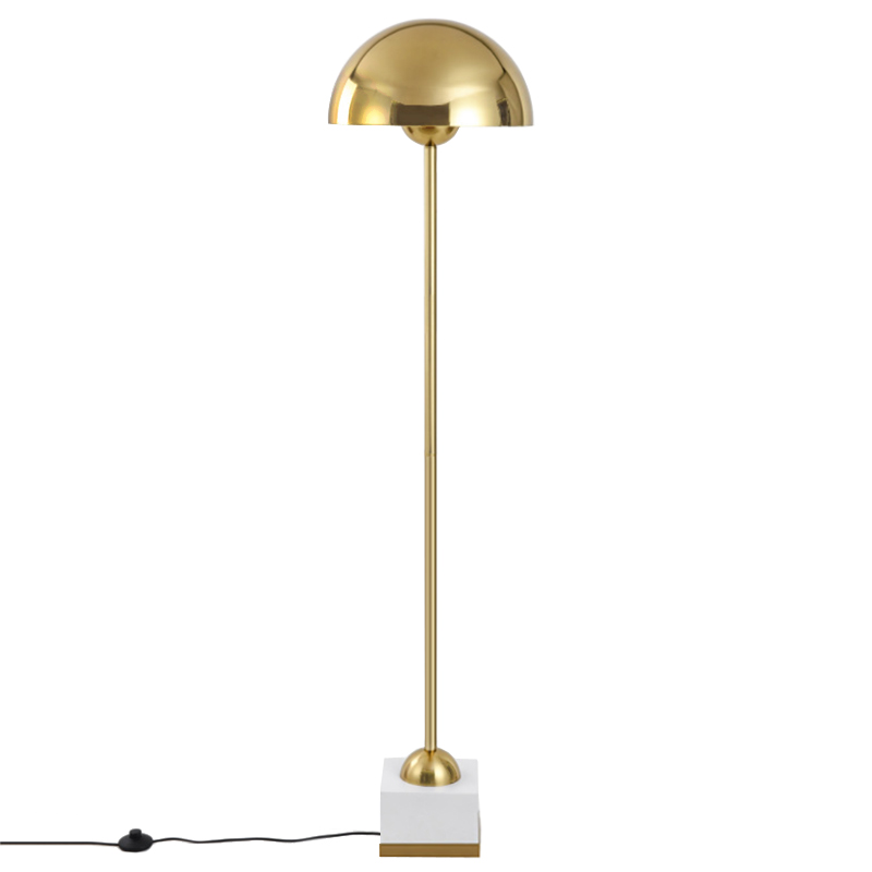 Торшер Riverside Floor Lamp Золотой в Новосибирске | Loft Concept 