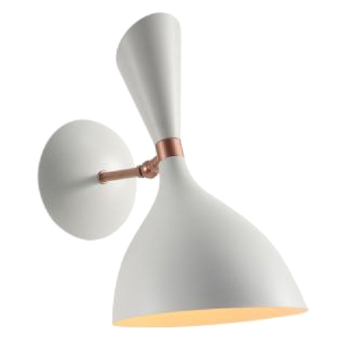 Бра Duke wall lamp White Белый Латунь в Новосибирске | Loft Concept 