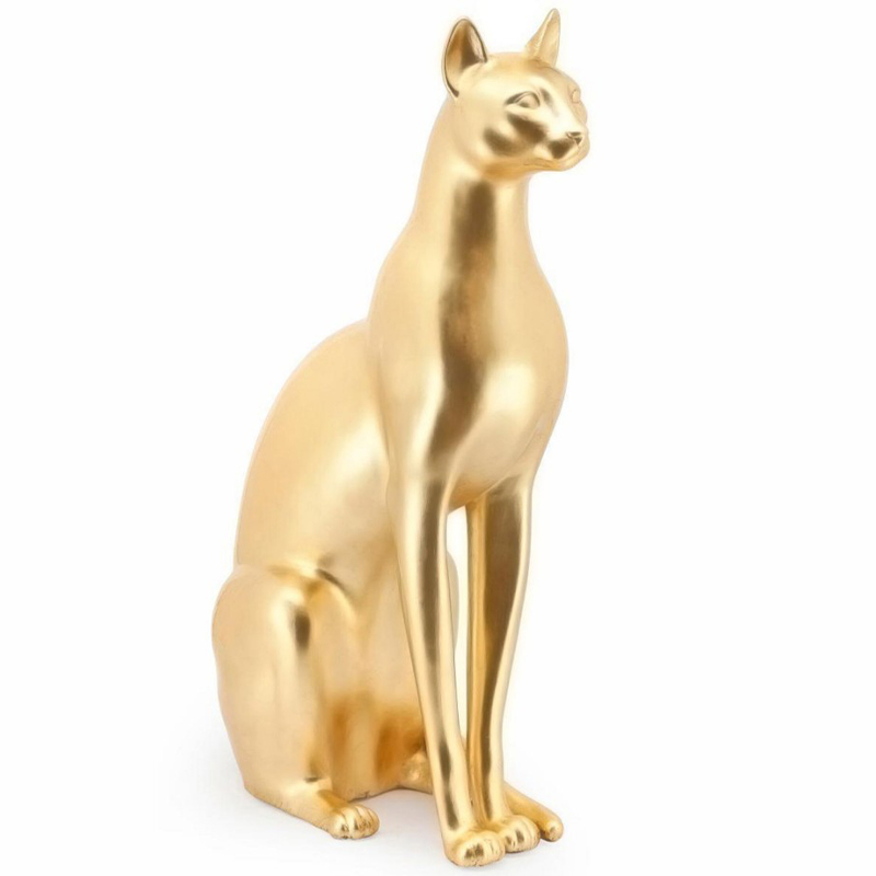 Статуэтка Abhika Egyptian Cat Gold Золотой в Новосибирске | Loft Concept 