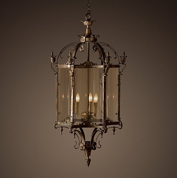 Люстра 19th Century Salerno Streetlight Pendant Lighting Черный в Новосибирске | Loft Concept 