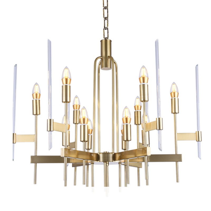 Bari Light Chandelier Aged Brass Золотой в Новосибирске | Loft Concept 