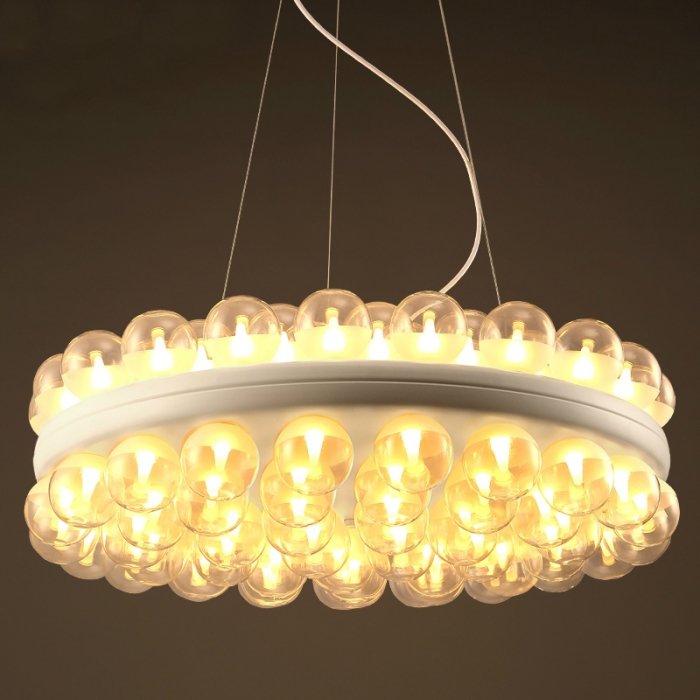 Люстра Eddy Light Chandelier Double Plate  в Новосибирске | Loft Concept 