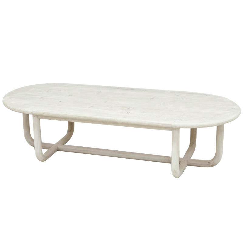 Кофейный стол Mathis Wood Coffee Table ivory ( слоновая кость ) в Новосибирске | Loft Concept 