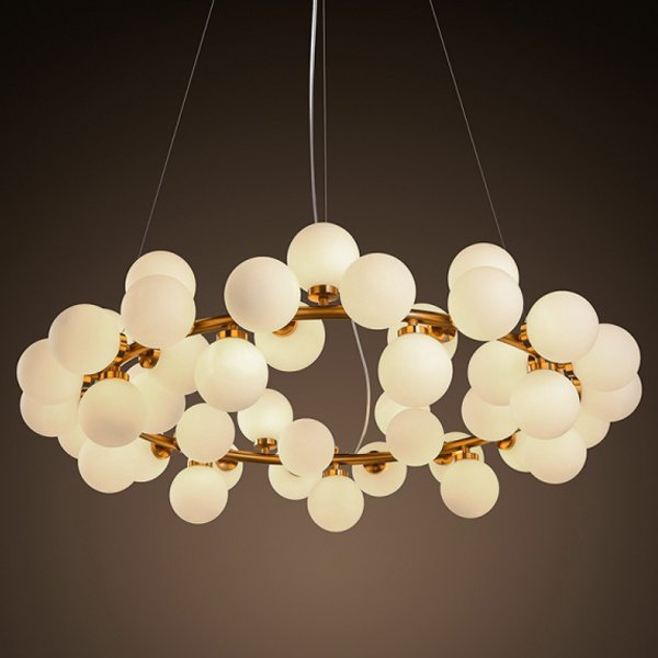 Люстра Milk Bubble Round Chandelier  в Новосибирске | Loft Concept 